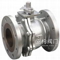 ISO CE Patented Flanged ball valve 1