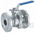Patented CE High platform flanged ball valve 1