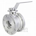 CE Flange wafer V type ball valve High