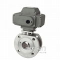CE Electric wafer ball valve 1