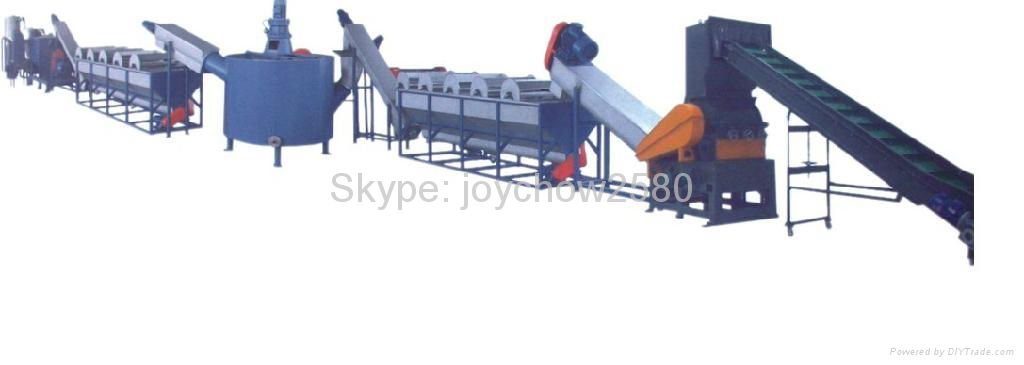 PP PE Film crushing and washing recycling line 3