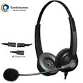 Super lightweight call center telephone headphone