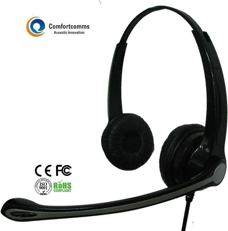 Comfortable call center telephone headphone 2