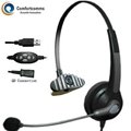 Specialized monaural USB headphone with volume control HSM-900NPQDUSBC