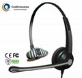 Monaural call center skype headset  3