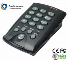 Comfortable call center dialpad headset telephone CHT-800