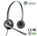 Specialized call center computer headset with microphone