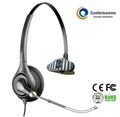 Call cneter communication headset with