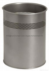 metal waste bin garbage can trash can