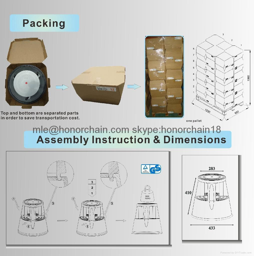 Plastic kick Step Stool 4