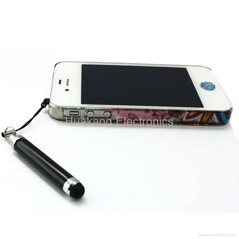 Stylus Retractable Touch Pen for iPhone With Dust Plug 3