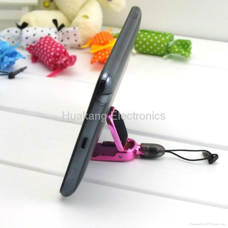 New 4in 1 Cap Stylus Capacitive Touch Pen with Phone Holder 3