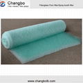 Non woven G4 spray booth floor filter/fiberglass paint stop filter media manufac 1