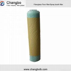 Non woven G4 spray booth paint arrestor/floor filter China