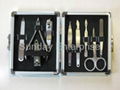 Aluminium case manicure set/cuticle nail nipper etc