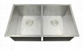 Handmade stainless steel kitchen sink 1