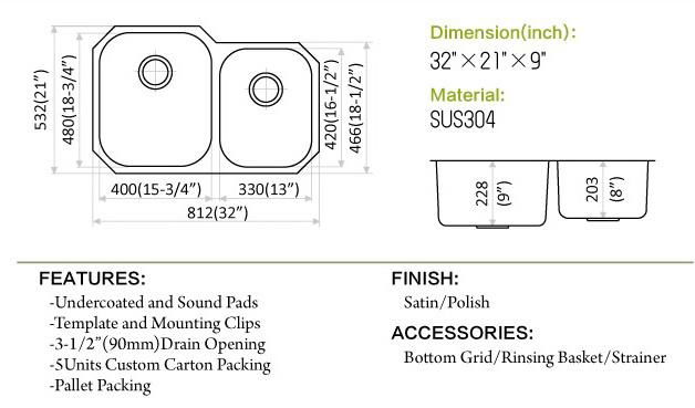 Stainless steel sink 2