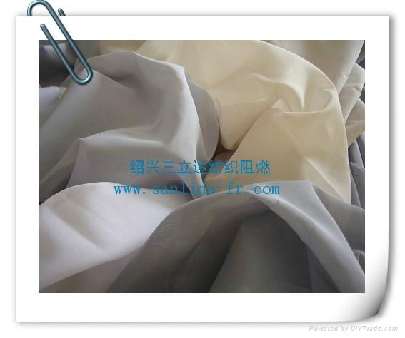 100% Polyester Inherent Flame Retardant  voile 3