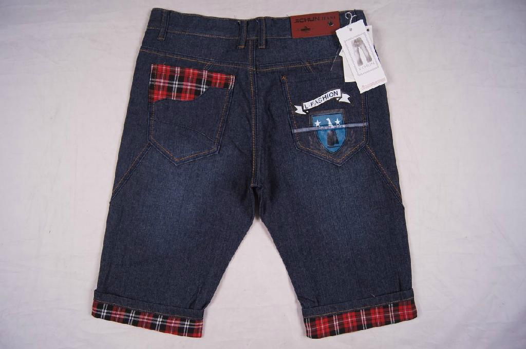 Men style short jeans 2