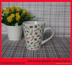 11 oz V-shape Ceramic Mug