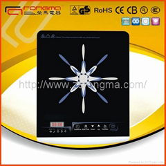 Crystal plate high quality induction cooker