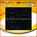 home appliance three burner induction stove