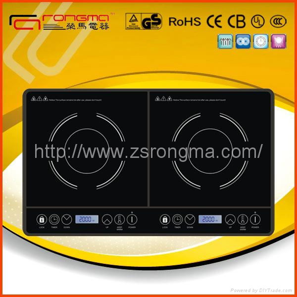 home appliance three burner induction stove 4