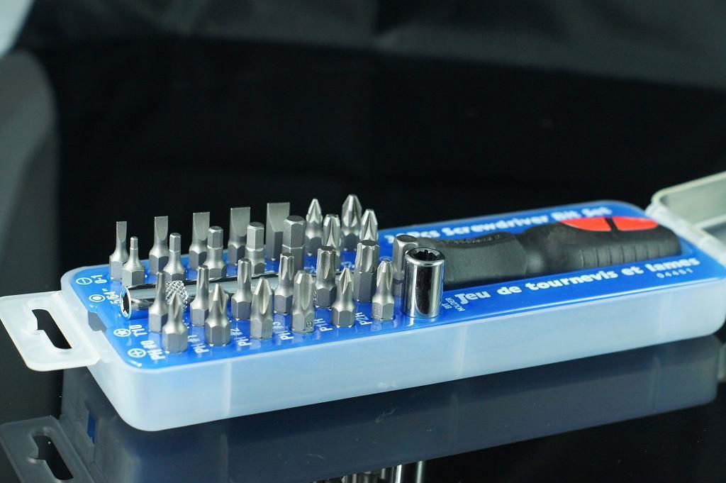 30PC SCREWDRIVER & BITS SET CS4451 CIC (Taiwan Manufacturer) Hand Tools Tools Products