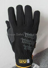 High Quality Winter Black Full Fleece glove 