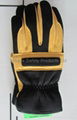 Cowhide split leather glove with