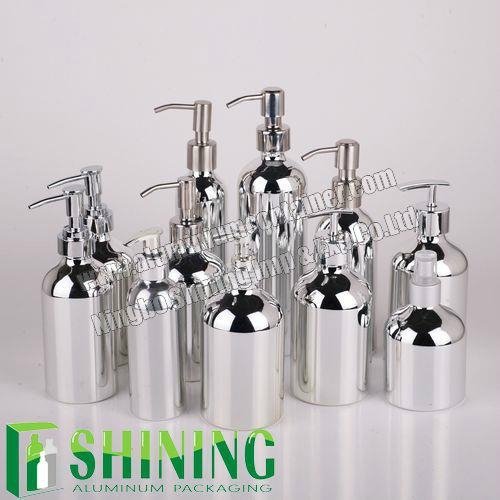 Shining Aluminum Cosmetic Bottle  