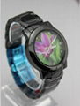 waterproof ceramic wristwatch