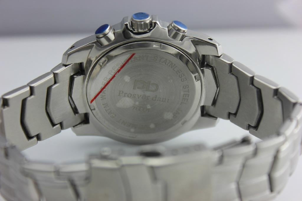 men style fashion stainless steel watch 78001G-1A1 3