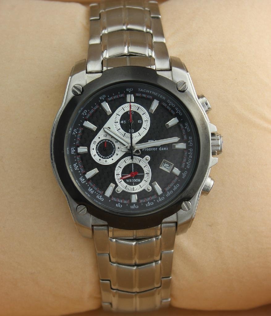 men style fashion stainless steel watch 78001G-1A1 4