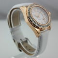 2013 new arrival leather strap lady watch 4