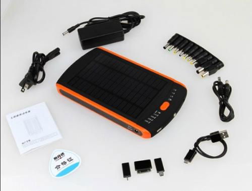 New 23000mAh Solar Power Bank for Laptop 12V 16V 19V