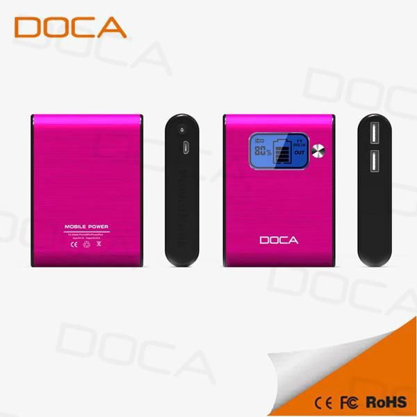 design 8400mAh external powerbank for mobile phone 5