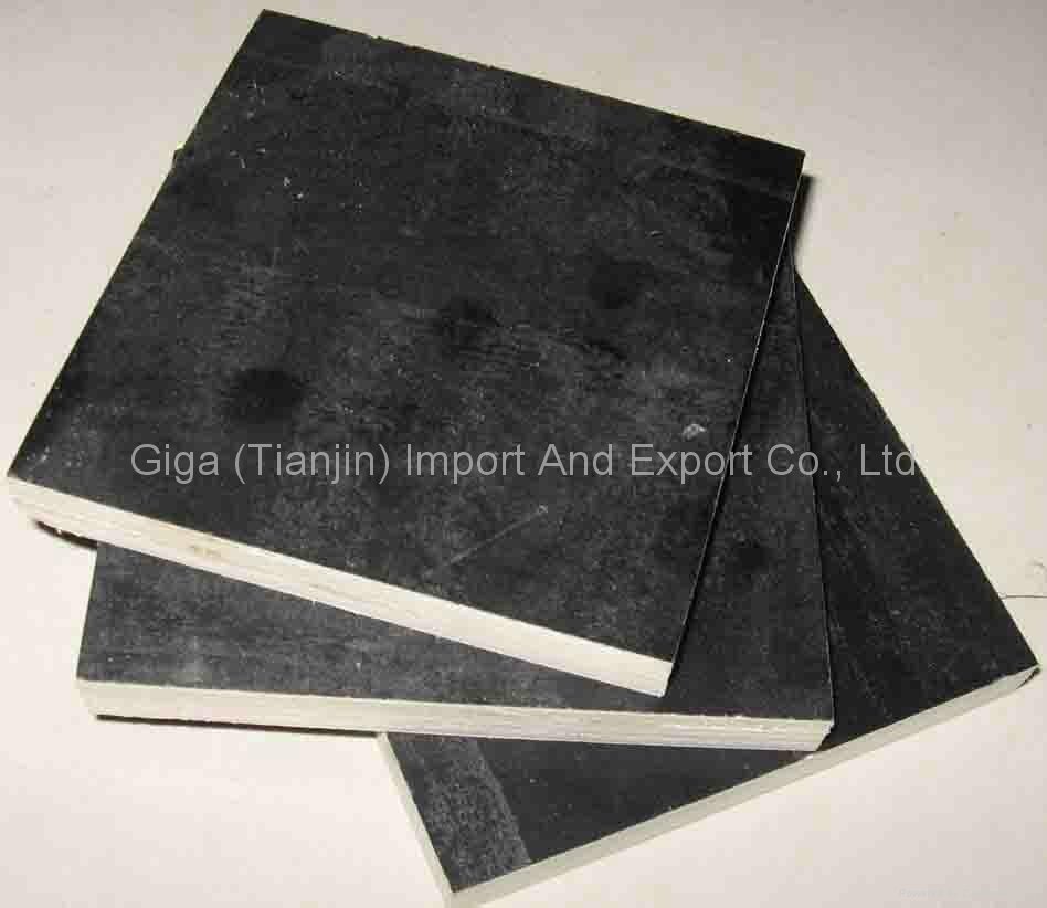 GIGA- High quality 18mm black film faced plywood 4