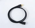 USB 3.0 AM to AF Cable, with golden AM plug 3