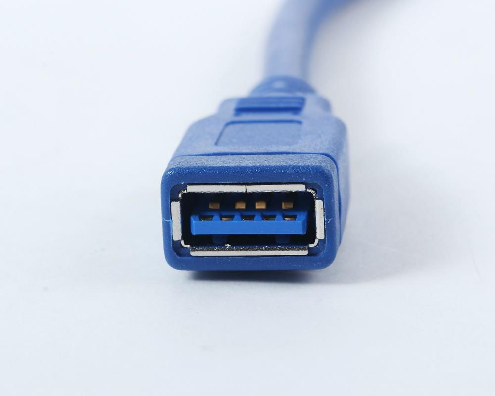 USB 3.0 90 degree AM to AF Cable 2