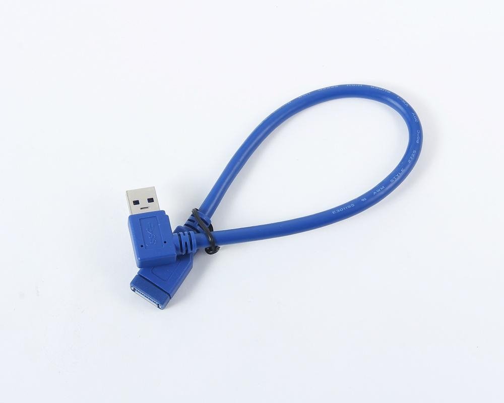 USB 3.0 90 degree AM to AF Cable 4