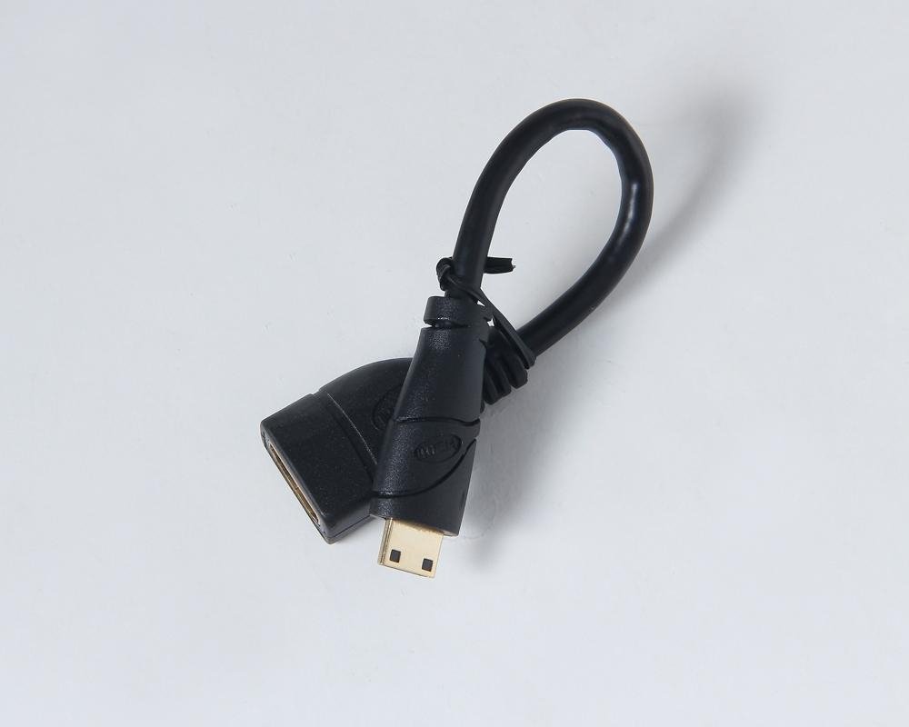 HDMI F to Mini HDMI M Cable 3