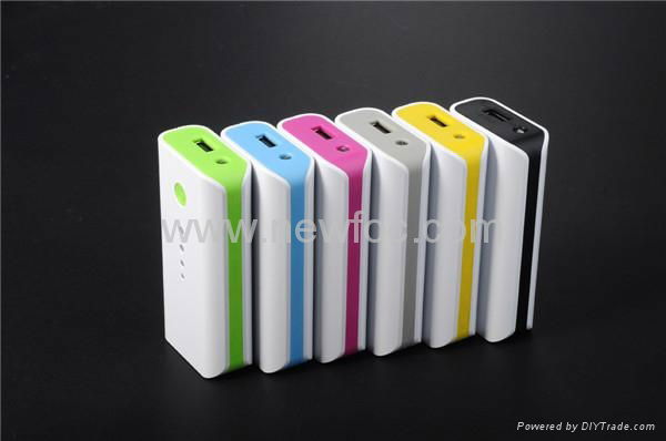 multi color Power bank 4400mAh 3