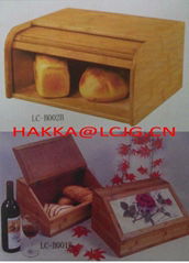 Wooden Roll Top Bread Box-wooden bread bin-sliding roll bread box