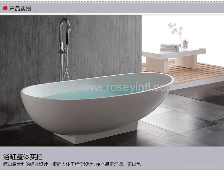 freestanding bathtub soaking bathtub  3