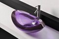 bathroom wash basin counter top basin vessel sink art basin
