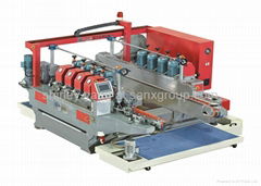 Round glass doubel edging machine