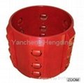 ROLLER TYPE CENTRALIZER FOR CASING