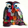 3usd/1pcs own design , handmade , 100% cotton owl bags 1