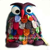 3usd/1pcs own design , handmade , 100% cotton owl bags